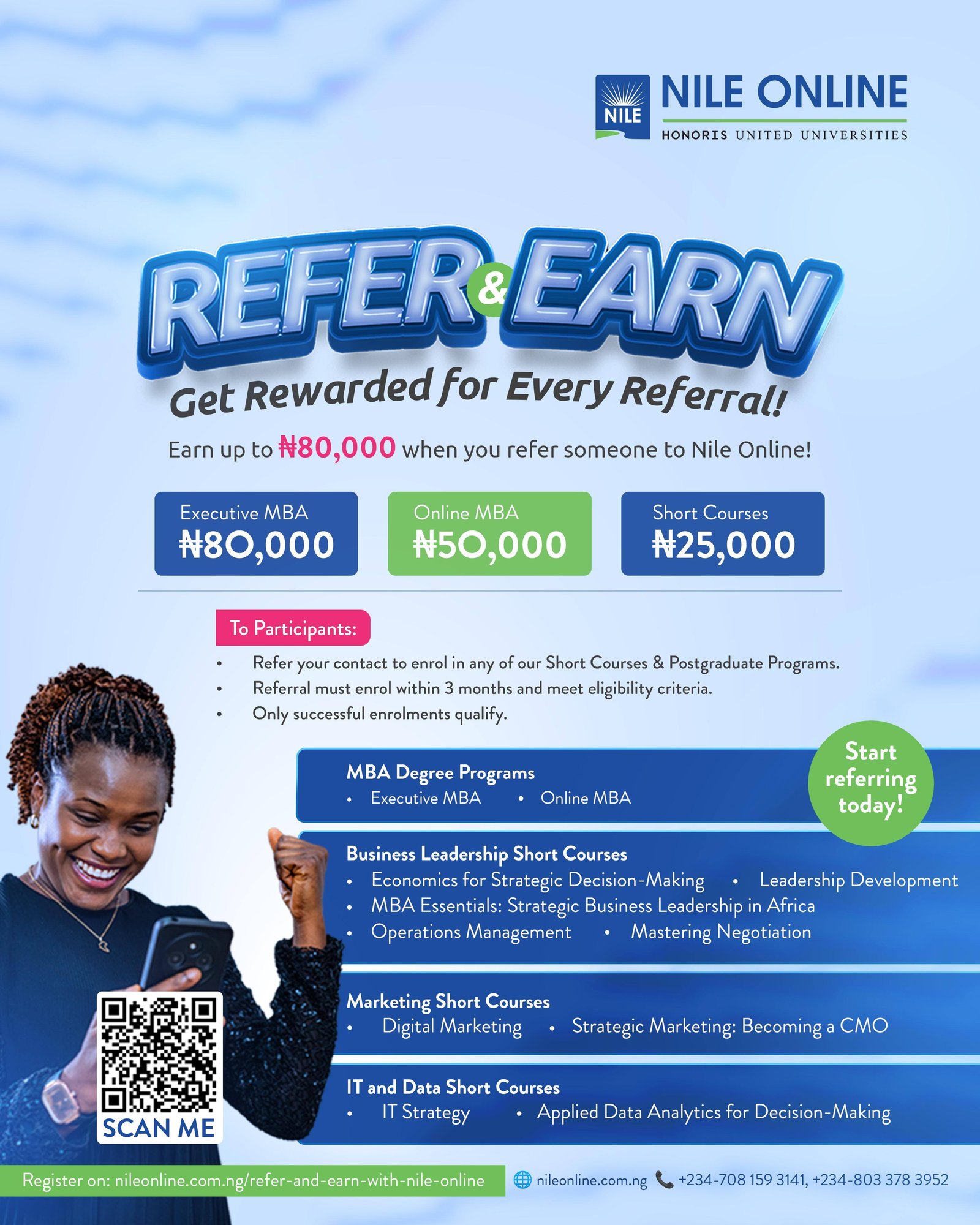 refer and earn with Nile Online